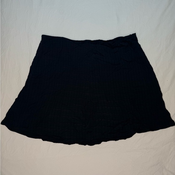 NWT - PRIMARK Skirt Linen Women’s 12 Black Classic Textured Fabric *NEW* - Picture 4 of 9